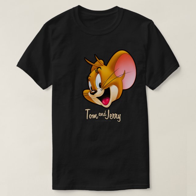 Tom And Jerry Simple Jerry Big Face  T Shirt (Design framsida)