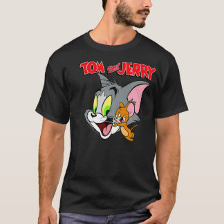 Tom And Jerry Simple Portrait Logo Premium T Shirt