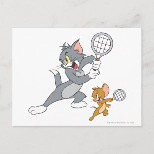 Tom and Jerry Tennis Stars 1 Vykort