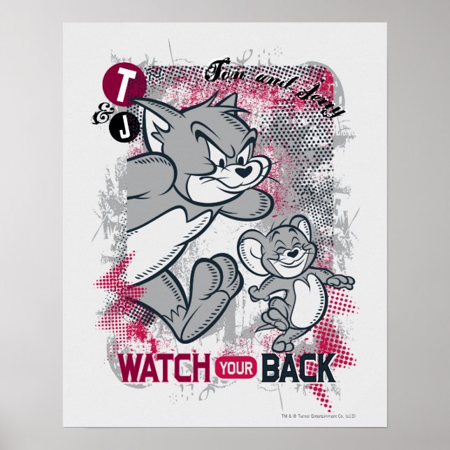Tom and Jerry Watch Your Back Poster (Framsidan)