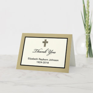 Tom Anpassningsbar Sympathy Tack you Card Kort