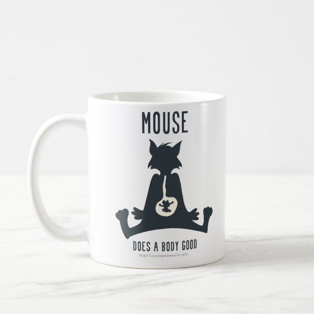 Tom Ate Jerry Silhouette Kaffemugg (Vänster)