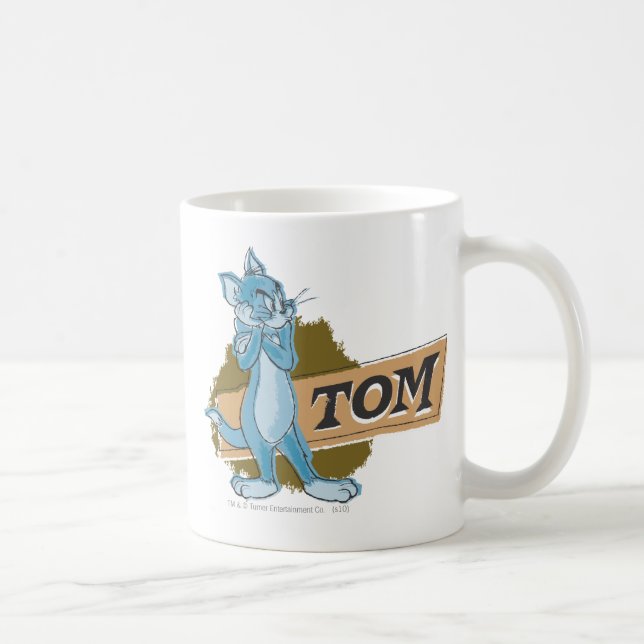 Tom Attitude Logotyp Kaffemugg (Höger)