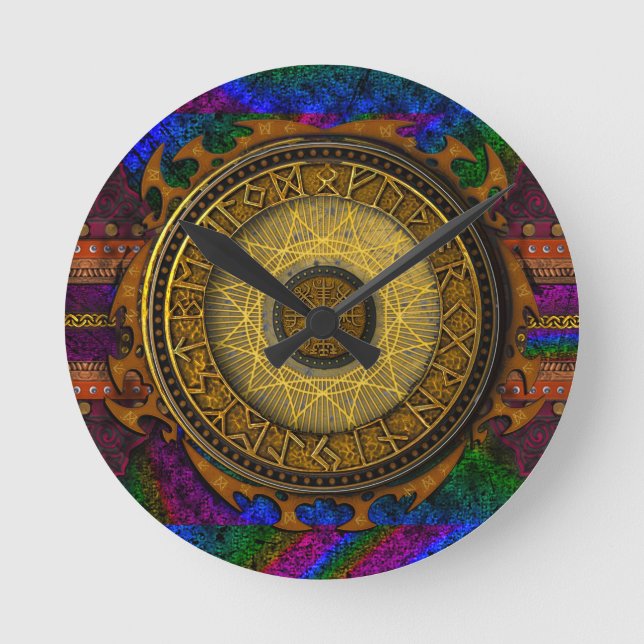 Tom av magiska Spådomar och inlägg V Rund Klocka (Framsida)