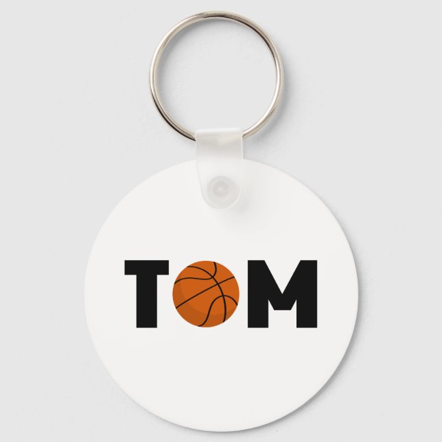 Tom Basketball Nyckelring (Framsida)