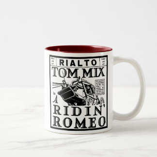 Tom blandning Ridin Romeo 1921 Två-Tonad Mugg