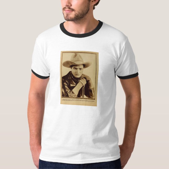 Tom blandningporträtt 1918 med geväret för tyst t-shirt (Framsida)