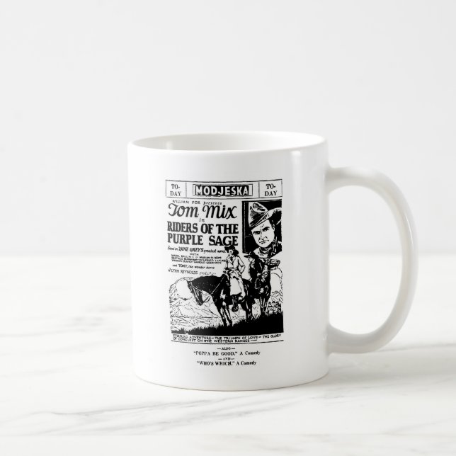 Tom blandningryttare av den purpurfärgade visa kaffemugg (Höger)