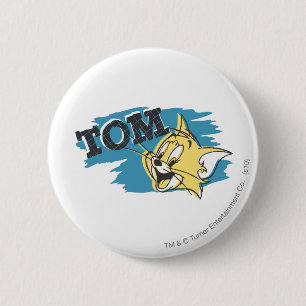 Tom Blue och Gult Logotyp Knapp