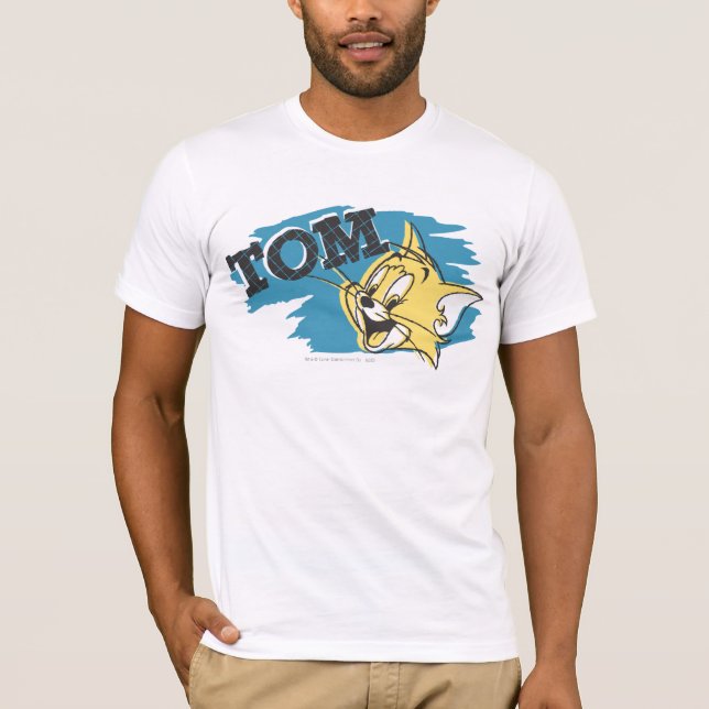Tom Blue och Gult Logotyp T Shirt (Framsida)