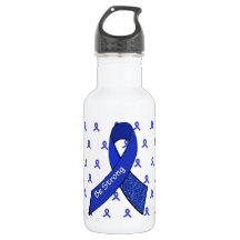 Tom/ CFS Blue Awareness Ribbon för kronisk trötthe