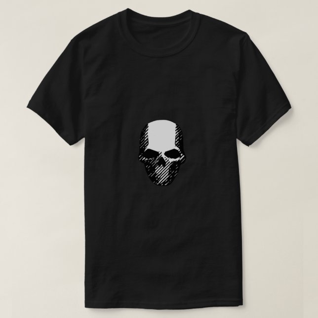 Tom Clancy's Ghost Recon Skull design Baseball Cap T Shirt (Design framsida)