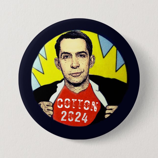 Tom Cotton för president 2024 Knapp (Framsida)