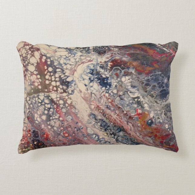 Töm dekorfärg prydnadskudde (Framsidan)