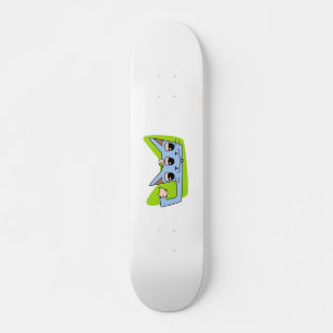 Tom den giftiga katten old school skateboard bräda 21,6 cm