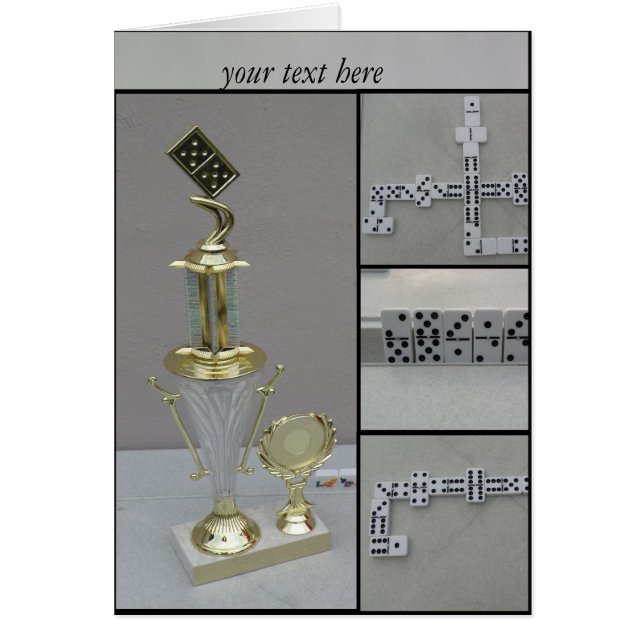 Tom Domino Hälsningskort (Framsidan)