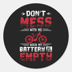Tom E-Bike-batteri Runt Klistermärke