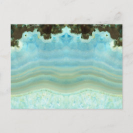 Tom Elegant Kristall Blå Spara Datum Fest Meddelande Vykort