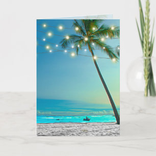 Tom Elegant Tropical Beach Handflatan String Ljus Kort