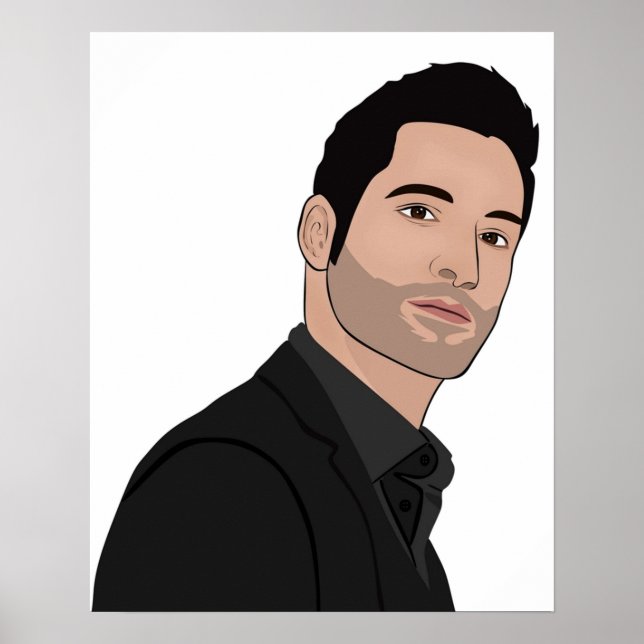 Tom Ellis Lucifer Poster (Framsidan)