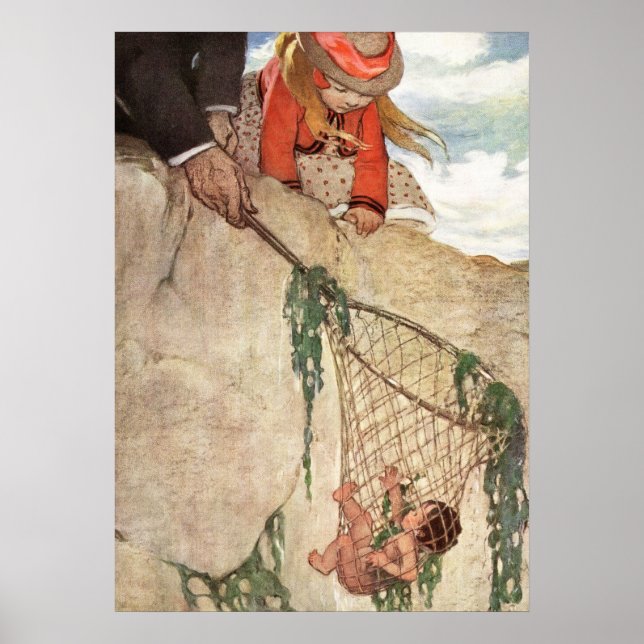 Tom fångas av Jessie Willcox Smith Poster (Framsidan)