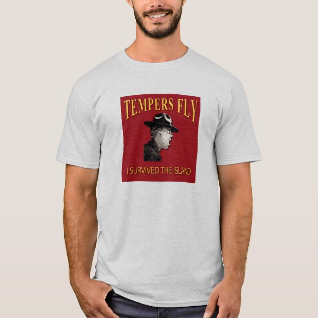 Töm Fi/Tempererar flygning T Shirt (Framsida)