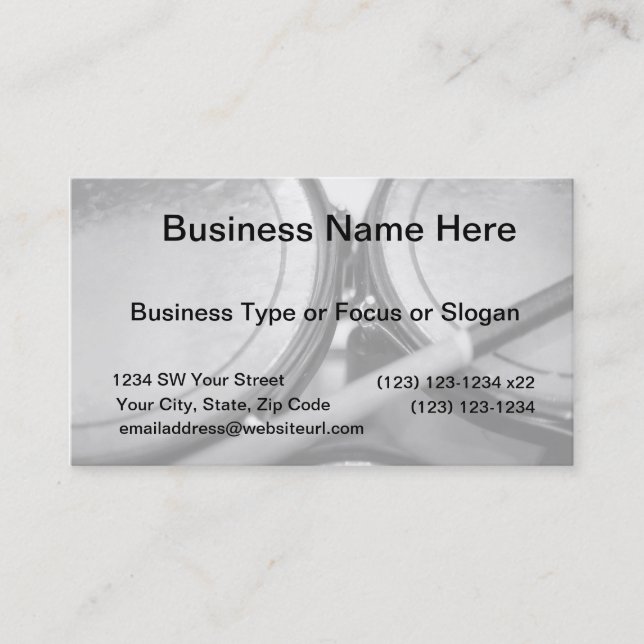 Tom för Drumstick för kantsläpandenöt picutre Visitkort (Framsida)