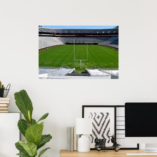 Tom fotbollsstadion poster (Hemmakontoret)