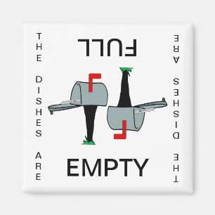 Tom Fullt Dishwasher Magnet för postlåda