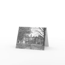 Tom gärdsmygbyggnad noterar kortet