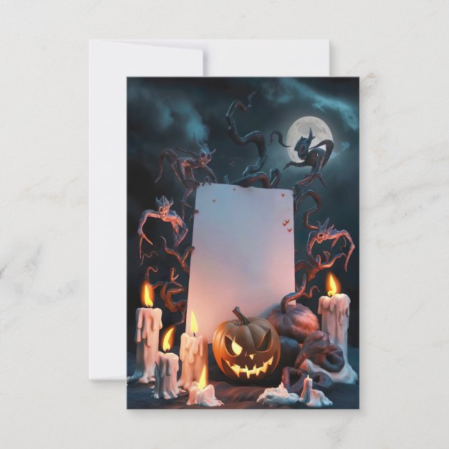 Tom Halloween-inbjudningskort Inbjudningar (Framsida)