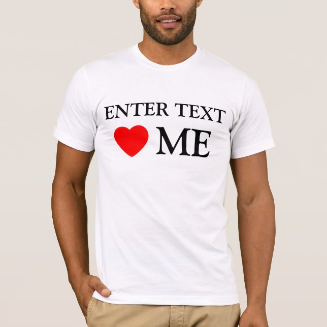 tom hjärtemall tee shirt (Framsida)
