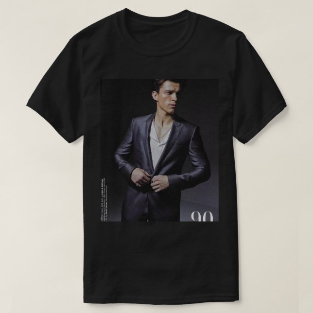 Tom Holland GQ British Photoshot Outtake T Shirt (Design framsida)