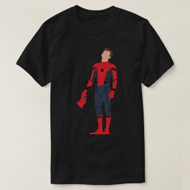 Tom Holland i spidey kostym Sticker T Shirt (Design framsida)