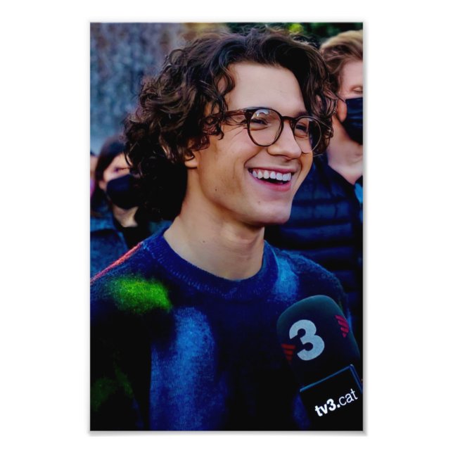 Tom Holland med svettare Fototryck (Framsidan)