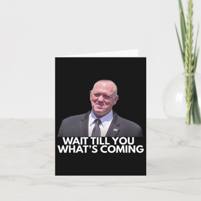 Tom Homan Gräns Czar vänta tills du ser Com Kort (Framsida)