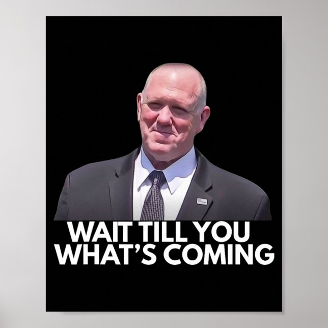 Tom Homan Gräns Czar vänta tills du ser Com Poster (Framsidan)