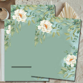 Tom inbjudan DIY Silver Sage Eucalyptus Flower