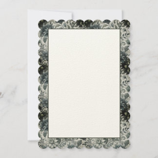 Tom inbjudan till Blommigt