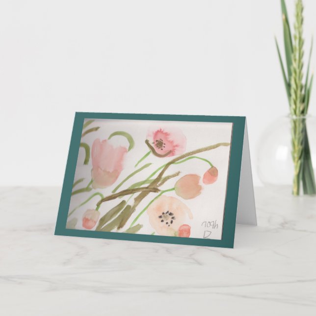 Tom insida för tillfällenkort tack kort (Framsida)