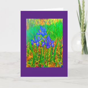 Tom Inside Vild Iris Card av Julia Morrill Kort