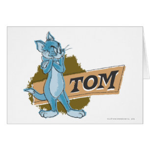 Tom inställninglogotyp hälsningskort