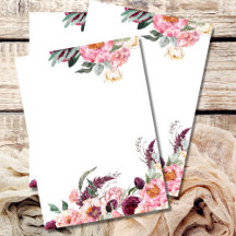 Tom Invitation Blush Rosa Burgunder Peony Ros