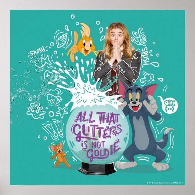 Tom & Jerry - allt som Glitter inte är Goldie Poster (Framsidan)