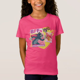 Tom & Jerry BFF s Photo Emoji Collage T Shirt