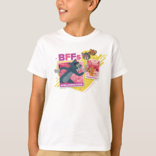 Tom & Jerry BFF s Photo Emoji Collage T Shirt