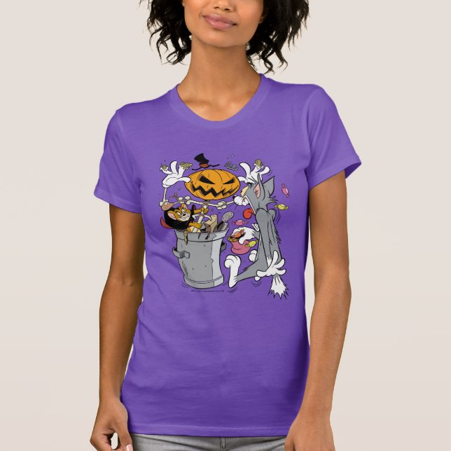 Tom & Jerry | Boo till Tom T Shirt (Framsida)