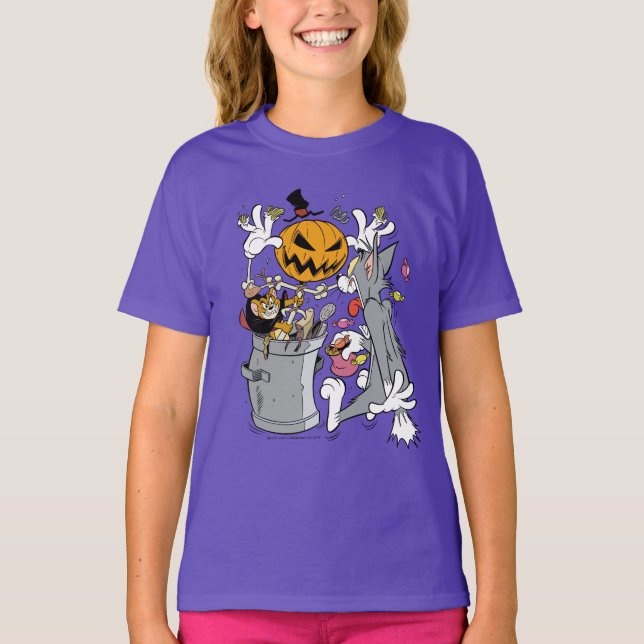 Tom & Jerry | Boo till Tom T Shirt (Framsida)