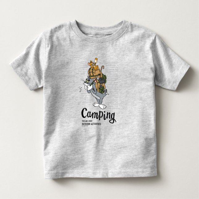 Tom & Jerry Camping T Shirt (Framsida)