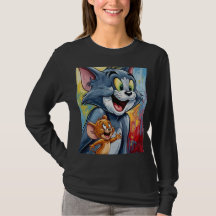 Tom & Jerry Cartoon Kul T-Shirt Design